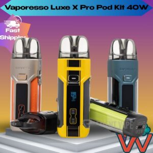 Vaporesso Luxe X Pro Pod Kit 40W 1500mAh | 2ml Pods | Refillable Vape | UK Stock