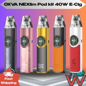 OXVA NEXlim Pod Kit 40W Vape | 1500mAh Battery 2ml Pods OLED E-Cigarette TPD UK