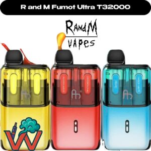 RandM Fumot Ultra 32K T32000 Prefilled Pod Kit Dual Flavour, USB-C Rechargeable Pack of 5 PC-