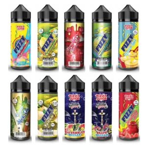 Fizzy Juice Vape E-Liquid 100ml 0mg 70/30 VG/PG UK Stock