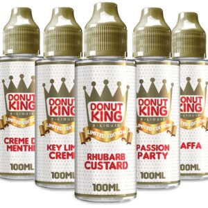 Donut King 100 Disposable Vape Sweet Flavour High Puff Vape Device UK