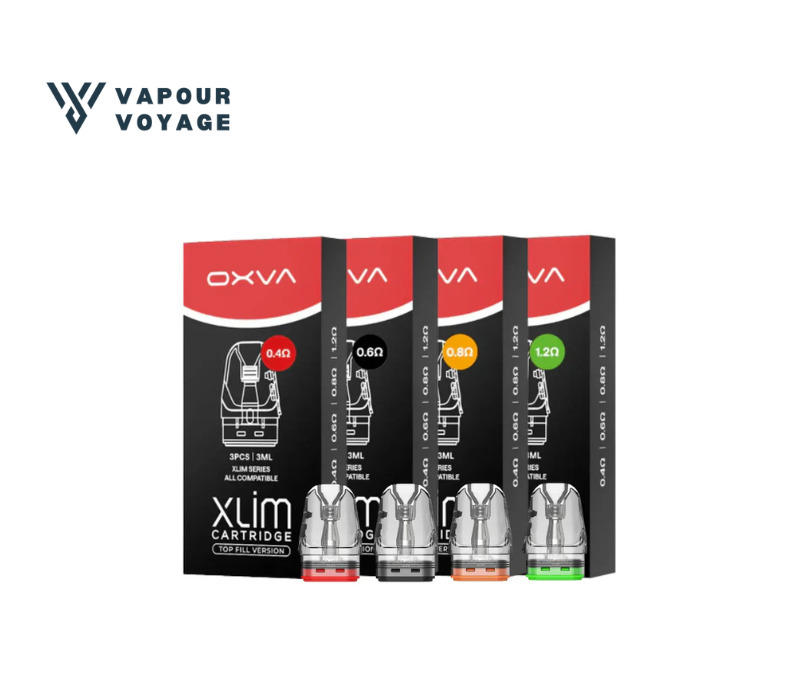1 OXVA XLIM V3 Replacement Pods Top Fill Mesh Vape Pods UK