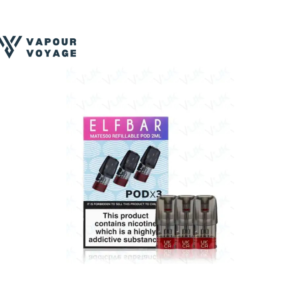 Elf Bar Mate 500 Replacement E-Liquid Pods Refillable 1.2 Ohm Vape Pods