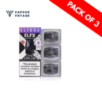 Elf Bar ELFX Replacement Pods 2ml refillable mesh pods pack of 3 for Elf Bar ELFX Pod Kit