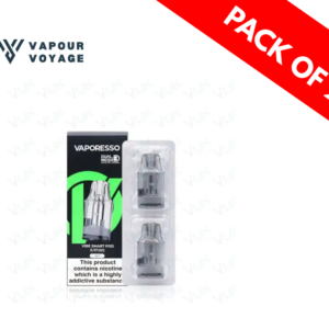 Vaporesso Vibe Replacement Pods 2ml dual mesh refillable pods pack of 2 for Vaporesso Vibe and Vibe SE