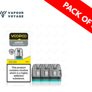 VOOPOO ARGUS Top Fill V2 Pod Cartridges 2ml refillable mesh pods with top-fill design for ARGUS Pod Series
