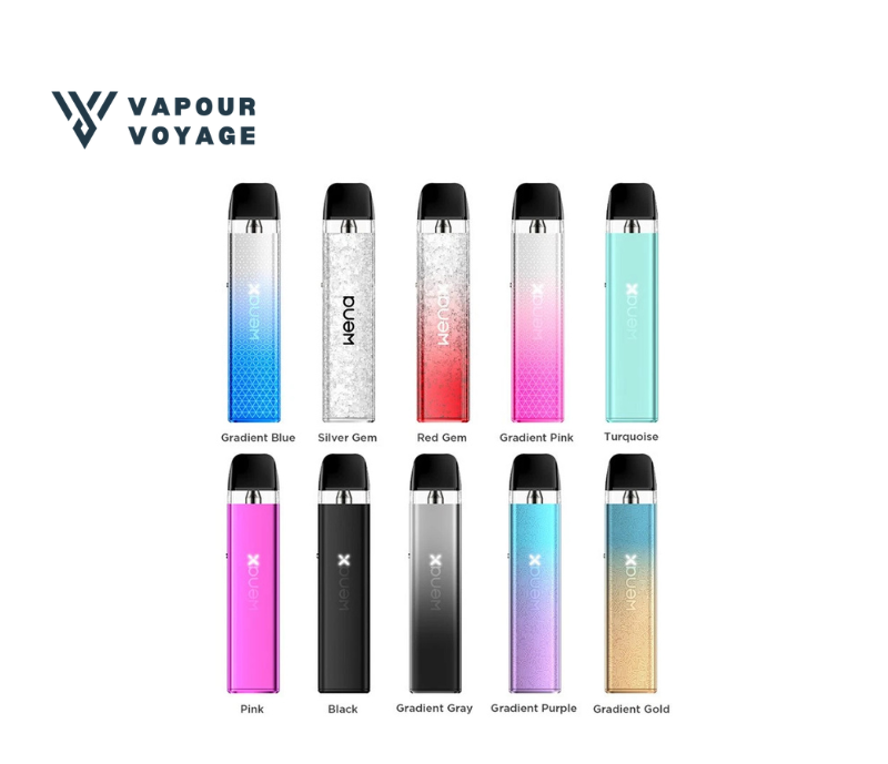 1 GeekVape Wenax Q Mini Pod Vape Kit 25W 1000mAh refillable vape device with top-fill pod and adjustable airflow