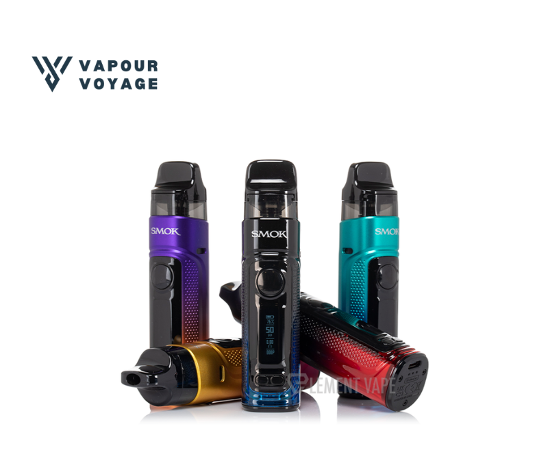 1 SMOK RPM C Pod Vape Kit 50W 1650mAh refillable vape device with OLED display and RPM 2 coil compatibility
