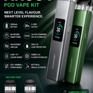 Vaporesso XROS 6 Pod Vape Kit 2ml | 30W 1800mAh Vape Kit UK