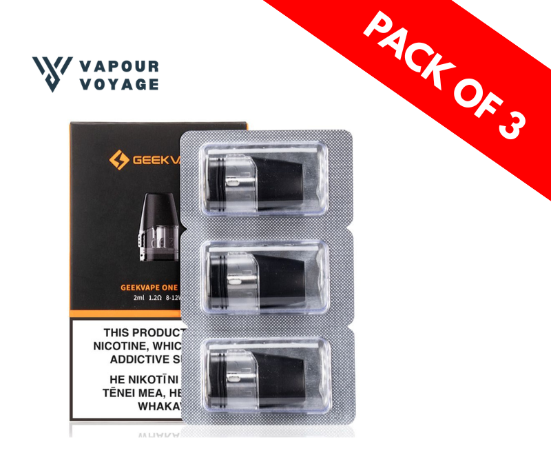 1 Geekvape Aegis One Replacement Pods 2ml 3 Pack refillable MTL pods