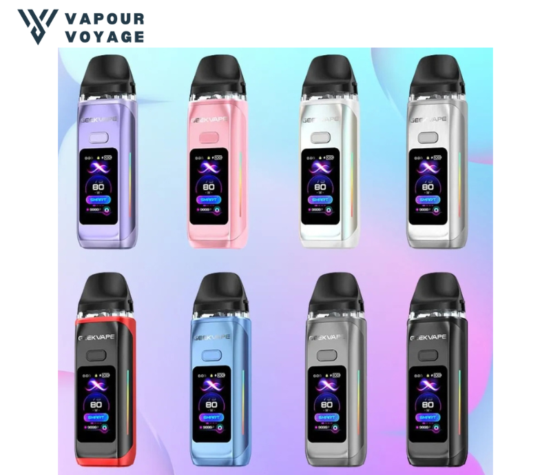 1 Geekvape DIGI Max R Pod Vape Kit 80W 3000mAh with touchscreen and 5ml cartridge