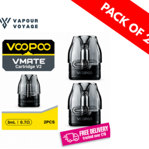Voopoo VMATE V2 Replacement Pods 2ml 3ml Pack of 2